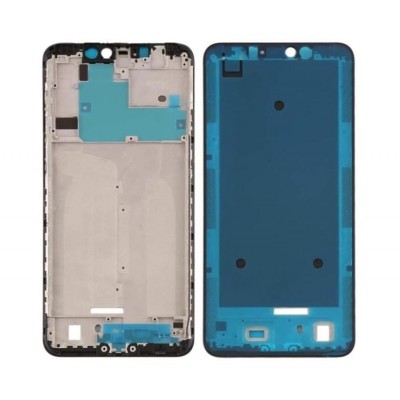 Lcd Frame Middle Chassis For Xiaomi Redmi Note 6 Pro Black By - Maxbhi Com