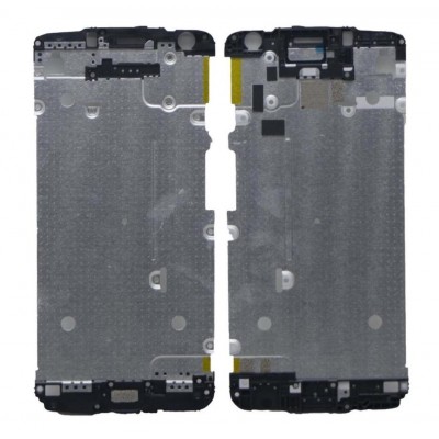 Lcd Frame Middle Chassis For Moto G5 Plus 32gb Black By - Maxbhi Com