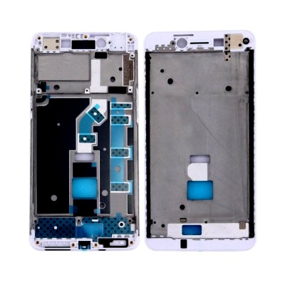 Lcd Frame Middle Chassis For Oppo A37 White By - Maxbhi Com