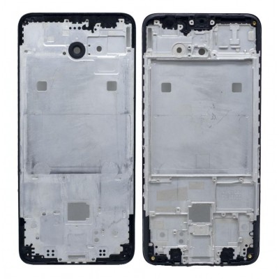 Lcd Frame Middle Chassis For Realme X Black By - Maxbhi Com