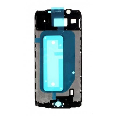 Lcd Frame Middle Chassis For Samsung Galaxy A7 2016 Black By - Maxbhi Com