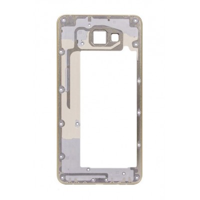 Lcd Frame Middle Chassis For Samsung Galaxy A9 Pro 2016 Pink By - Maxbhi Com