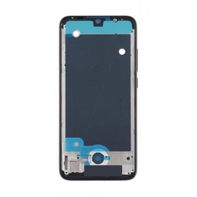Lcd Frame Middle Chassis For Xiaomi Mi A3 Black By - Maxbhi Com