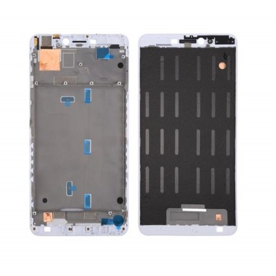 Lcd Frame Middle Chassis For Xiaomi Mi Max 2 White By - Maxbhi Com