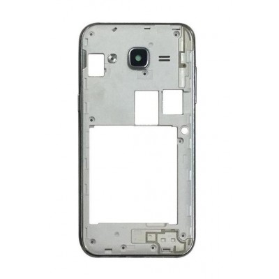 Lcd Frame Middle Chassis For Samsung Galaxy J2 2015 White By - Maxbhi Com