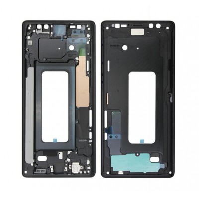 Lcd Frame Middle Chassis For Samsung Galaxy Note 9 Black By - Maxbhi Com