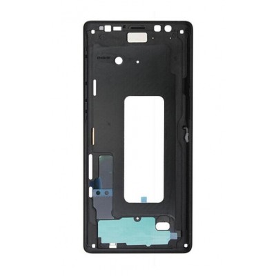 Lcd Frame Middle Chassis For Samsung Galaxy Note 9 Black By - Maxbhi Com