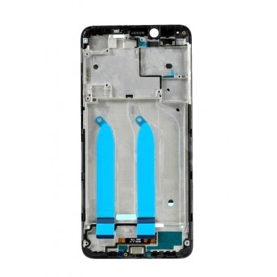Lcd Frame Middle Chassis For Xiaomi Redmi 6a Black By - Maxbhi Com