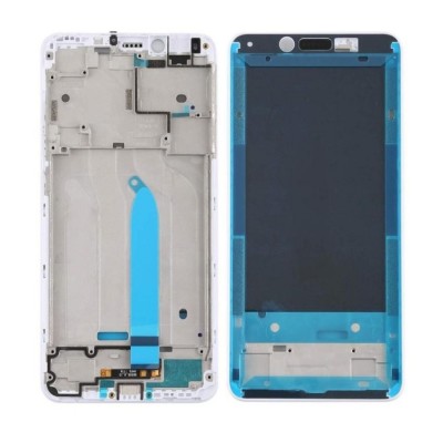 Lcd Frame Middle Chassis For Xiaomi Redmi 6a White By - Maxbhi Com