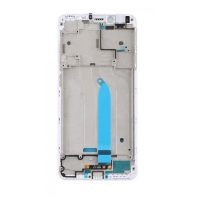 Lcd Frame Middle Chassis For Xiaomi Redmi 6a White By - Maxbhi Com