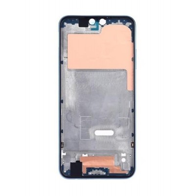 Lcd Frame Middle Chassis For Huawei Y9 2019 Blue By - Maxbhi Com