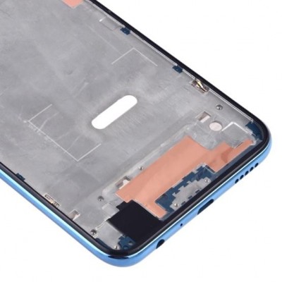 Lcd Frame Middle Chassis For Huawei Y9 2019 Blue By - Maxbhi Com