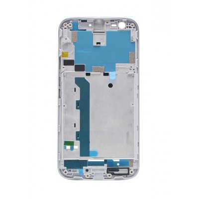 Lcd Frame Middle Chassis For Motorola Moto E3 Power White By - Maxbhi Com