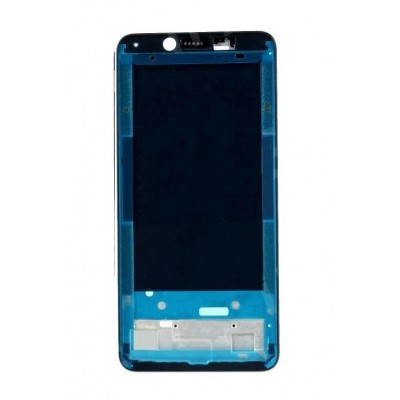 Lcd Frame Middle Chassis For Xiaomi Redmi 6a Black By - Maxbhi Com