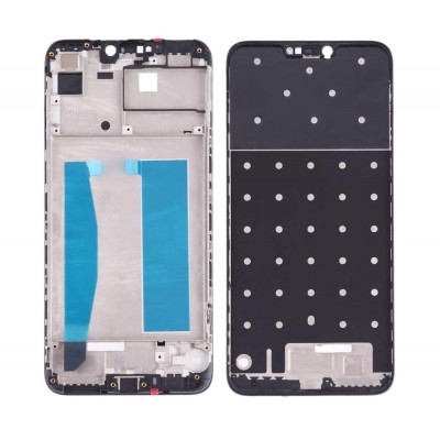 Lcd Frame Middle Chassis For Asus Zenfone Max M2 Zb633kl Black By - Maxbhi Com