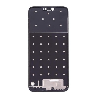 Lcd Frame Middle Chassis For Asus Zenfone Max M2 Zb633kl Black By - Maxbhi Com
