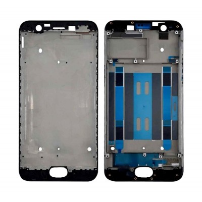 Lcd Frame Middle Chassis For Oppo A57 Black By - Maxbhi Com