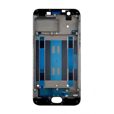 Lcd Frame Middle Chassis For Oppo A57 Black By - Maxbhi Com