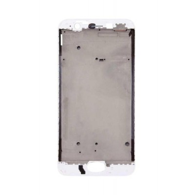 Lcd Frame Middle Chassis For Oppo A57 White By - Maxbhi Com