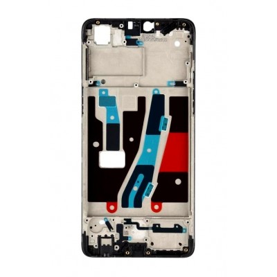 Lcd Frame Middle Chassis For Oppo F7 Black By - Maxbhi Com
