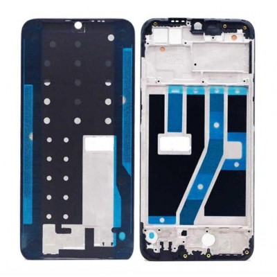 Lcd Frame Middle Chassis For Realme C2 Black By - Maxbhi Com