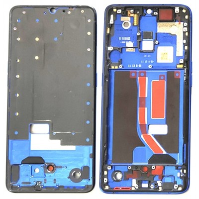 Lcd Frame Middle Chassis For Realme X2 Pro Blue By - Maxbhi Com