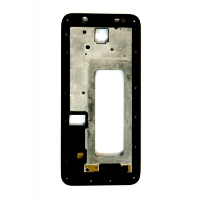 Lcd Frame Middle Chassis For Samsung Galaxy A6 Plus 2018 Black By - Maxbhi Com