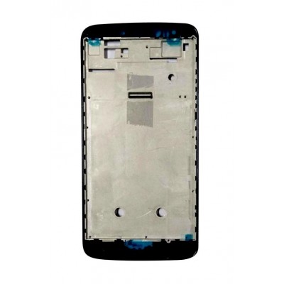 Lcd Frame Middle Chassis For Motorola Moto E4 Plus Blue By - Maxbhi Com