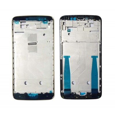 Lcd Frame Middle Chassis For Motorola Moto E4 Plus Gold By - Maxbhi Com