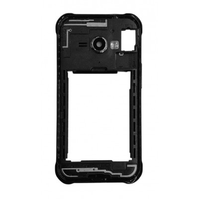 Lcd Frame Middle Chassis For Samsung Galaxy J1 Ace Black By - Maxbhi Com