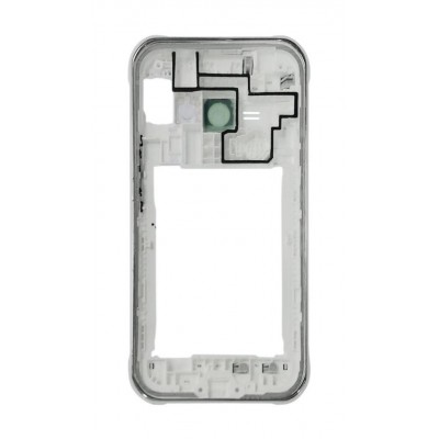Lcd Frame Middle Chassis For Samsung Galaxy J1 Ace White By - Maxbhi Com