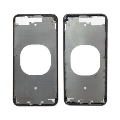 Lcd Frame Middle Chassis For Apple Iphone 8 Black By - Maxbhi Com