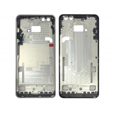 Lcd Frame Middle Chassis For Google Pixel 3 White By - Maxbhi Com