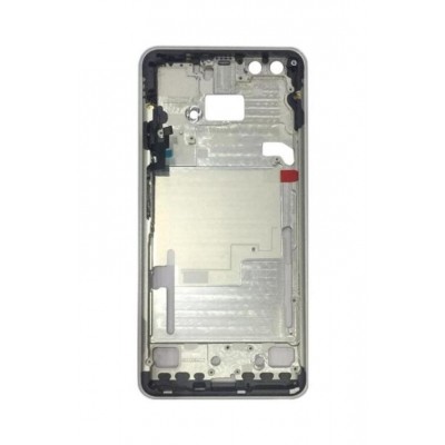 Lcd Frame Middle Chassis For Google Pixel 3 White By - Maxbhi Com