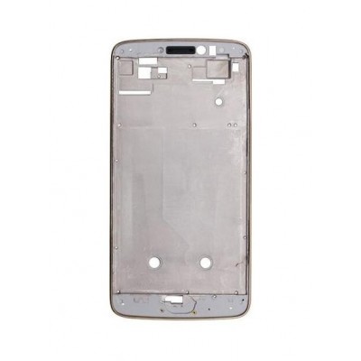 Lcd Frame Middle Chassis For Moto E4 Plus 32gb Gold By - Maxbhi Com