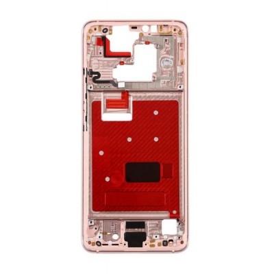 Lcd Frame Middle Chassis For Huawei Mate 20 Pro Pink Gold By - Maxbhi Com