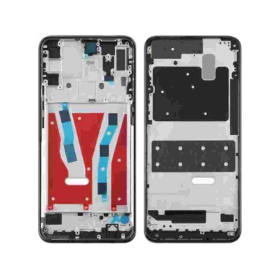 Lcd Frame Middle Chassis For Huawei Y9 Prime 2019 Black By - Maxbhi Com