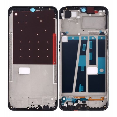 Lcd Frame Middle Chassis For Oppo A7 Black By - Maxbhi Com
