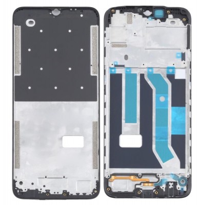 Lcd Frame Middle Chassis For Realme 5i Black By - Maxbhi Com