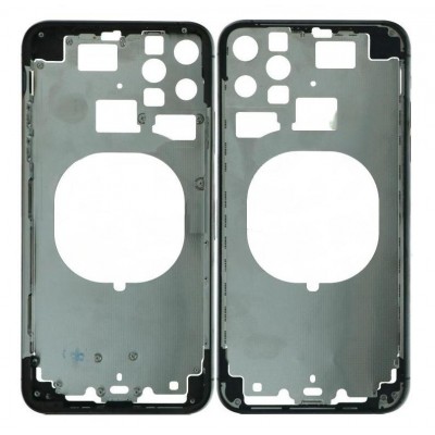 Lcd Frame Middle Chassis For Apple Iphone 11 Pro Max White By - Maxbhi Com