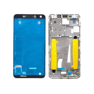 Lcd Frame Middle Chassis For Asus Zenfone 3 Laser Silver By - Maxbhi Com