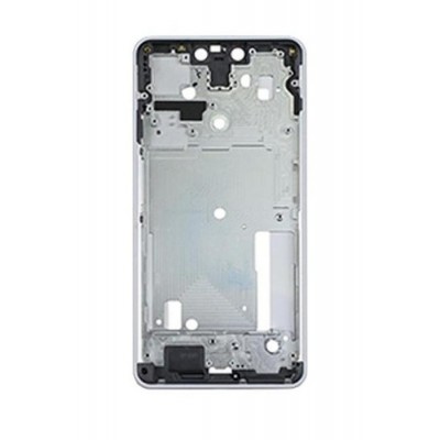 Lcd Frame Middle Chassis For Google Pixel 3 Xl White By - Maxbhi Com