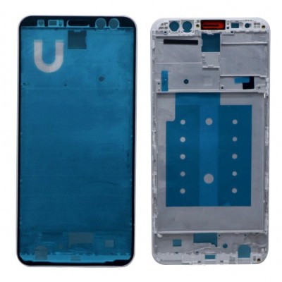 Lcd Frame Middle Chassis For Huawei Mate 10 Lite White By - Maxbhi Com