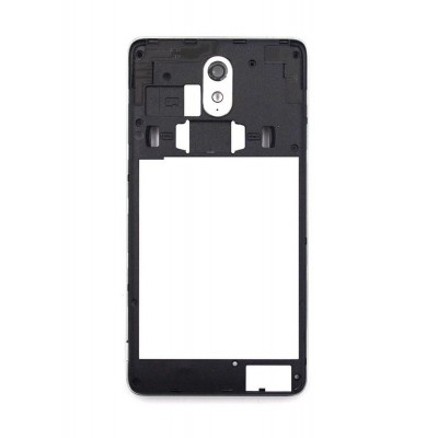 Lcd Frame Middle Chassis For Lenovo Vibe P1m Black By - Maxbhi Com