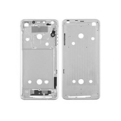 Lcd Frame Middle Chassis For Lg G6 White By - Maxbhi Com
