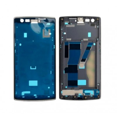Lcd Frame Middle Chassis For Oneplus One 64gb White By - Maxbhi Com