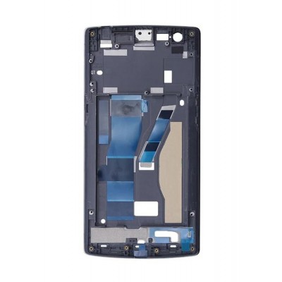 Lcd Frame Middle Chassis For Oneplus One Black By - Maxbhi Com