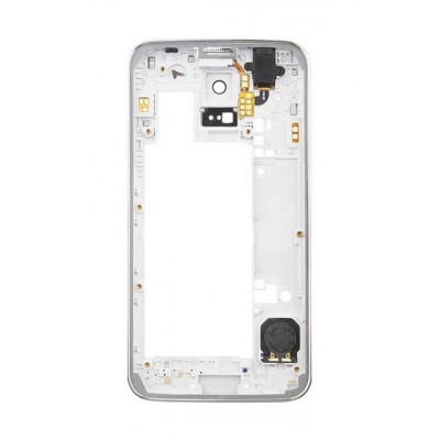 Lcd Frame Middle Chassis For Samsung Galaxy S5 Smg900h Black By - Maxbhi Com