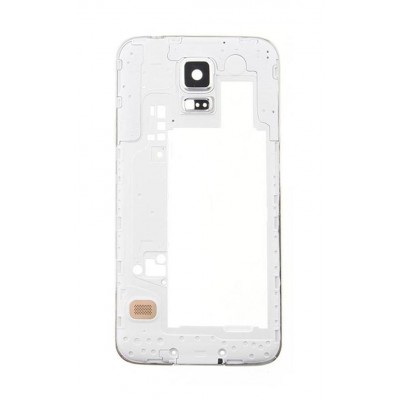 Lcd Frame Middle Chassis For Samsung Galaxy S5 Smg900h Black By - Maxbhi Com