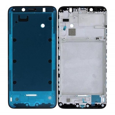 Lcd Frame Middle Chassis For Xiaomi Redmi 7a Black By - Maxbhi Com
